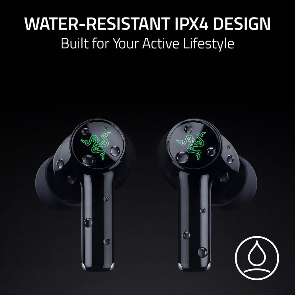 AUDÍFONOS INALÁMBRICOS HAMMERHEAD V3 X HYPERSPEED RAZER | NEGRO - 5