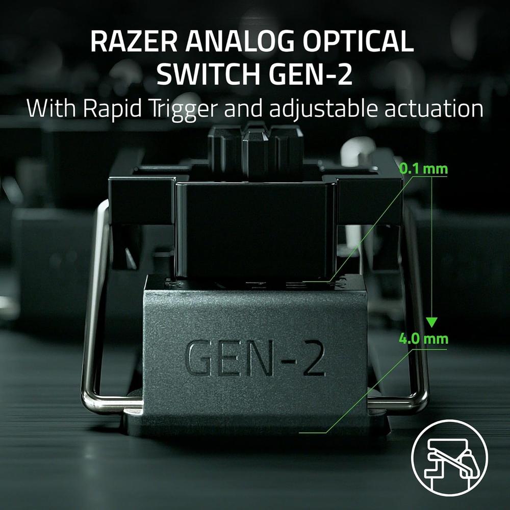 TECLADO ALÁMBRICO HUNTSMAN V3 PRO TKL 1000 HZ RAZER | NEGRO - 3