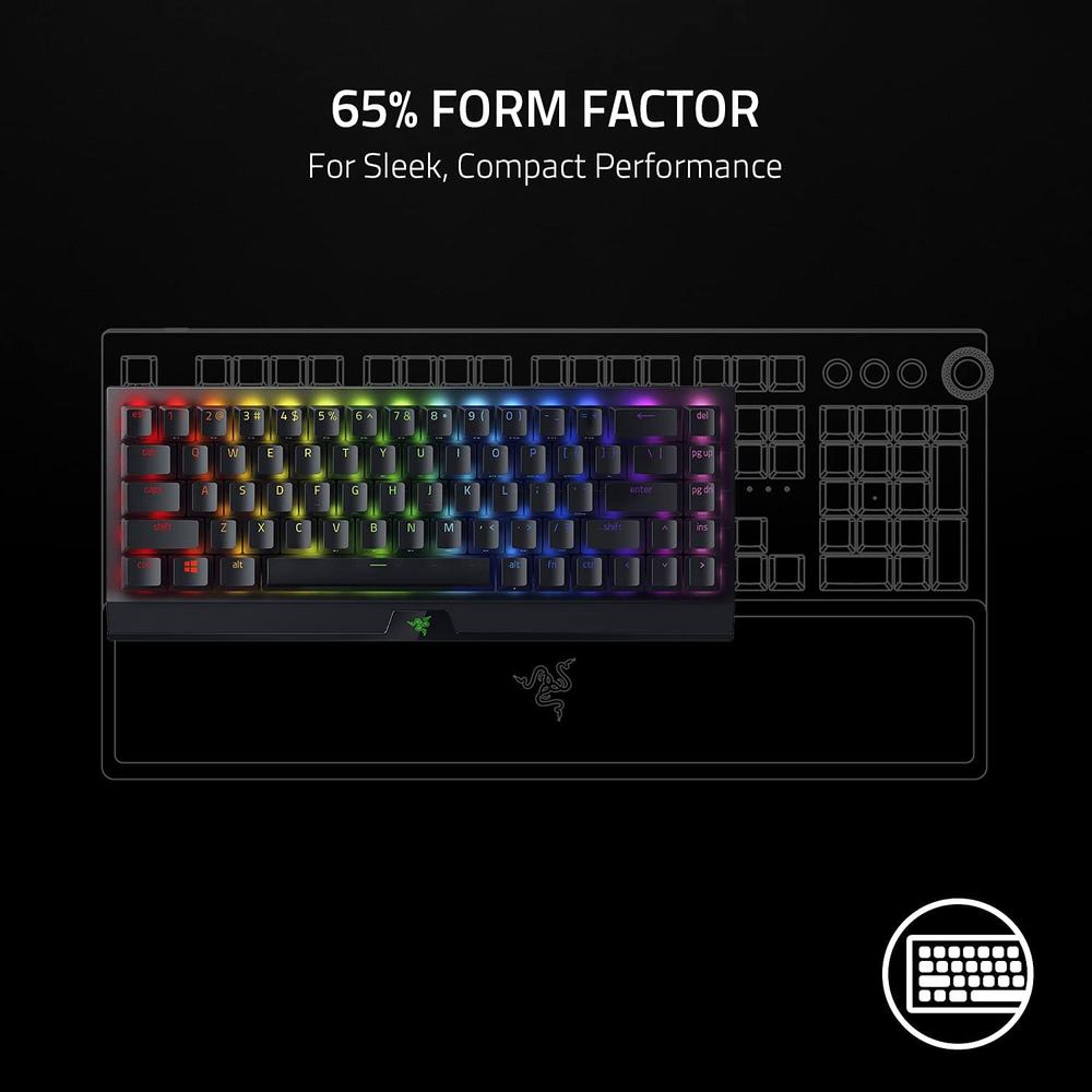TECLADO INALÁMBRICO BLACKWIDOW V3 MINI HYPERSPEED RAZER | GREEN SWITCHES - 2