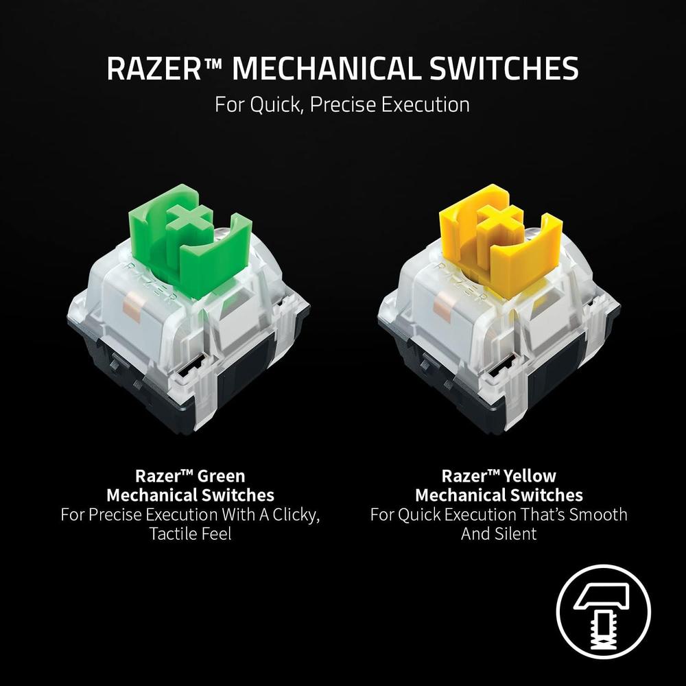 TECLADO INALÁMBRICO BLACKWIDOW V3 MINI HYPERSPEED RAZER | GREEN SWITCHES - 4