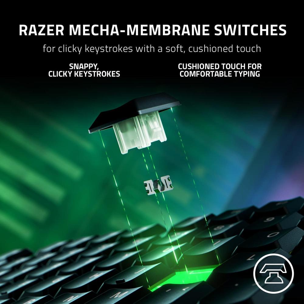 TECLADO ALÁMBRICO ORNATA V3 RAZER | NEGRO - 3
