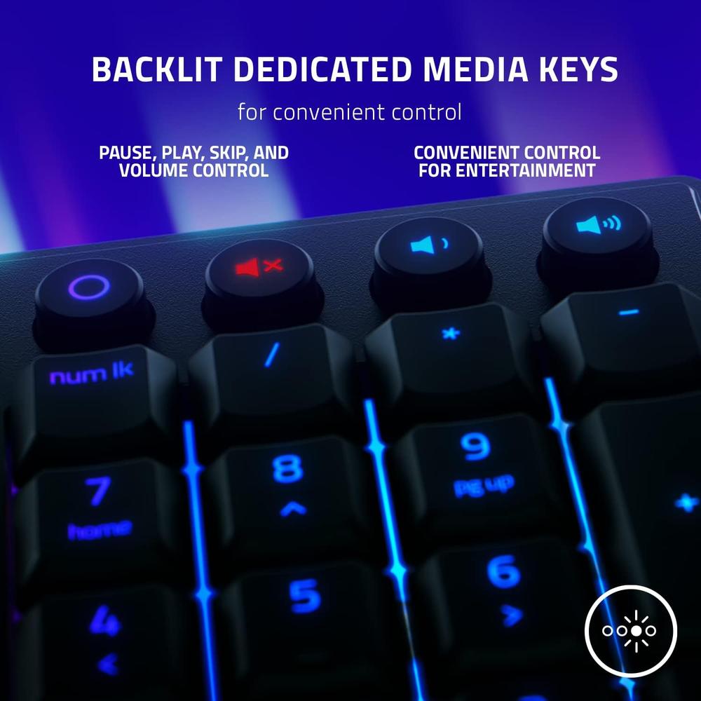TECLADO ALÁMBRICO ORNATA V3 RAZER | NEGRO - 5