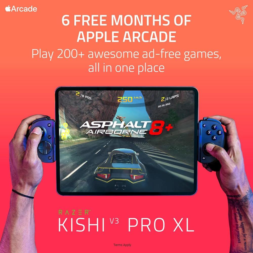 MANDO KISHI V3 PRO XL RAZER | NEGRO - 2