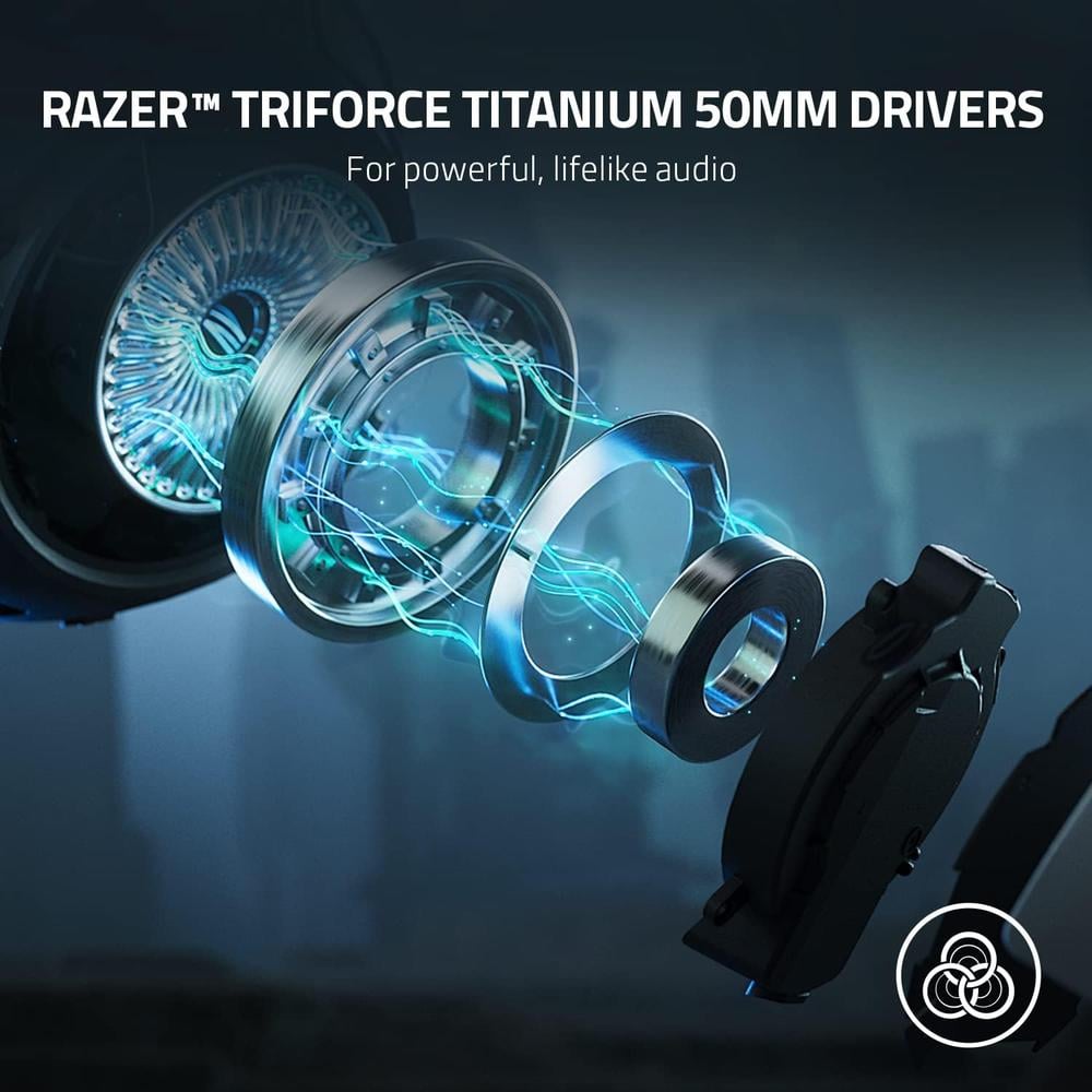 AUDÍFONOS INALÁMBRICOS KAIRA PRO DUAL RAZER | BLANCO / NEGRO - 4