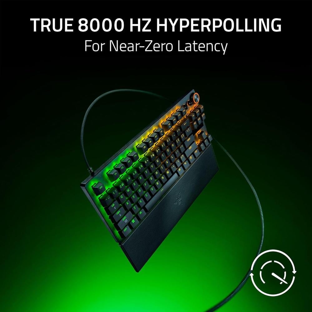 TECLADO ALÁMBRICO HUNTSMAN V3 PRO TKL 8000 HZ RAZER | NEGRO - 4