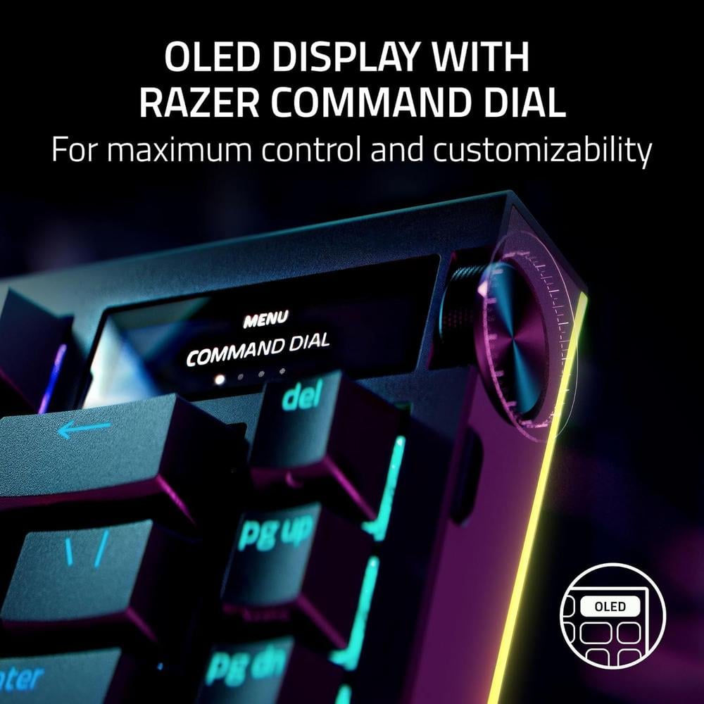 TECLADO INALÁMBRICO BLACKWIDOW V4 PRO 75% RAZER | NEGRO - 4