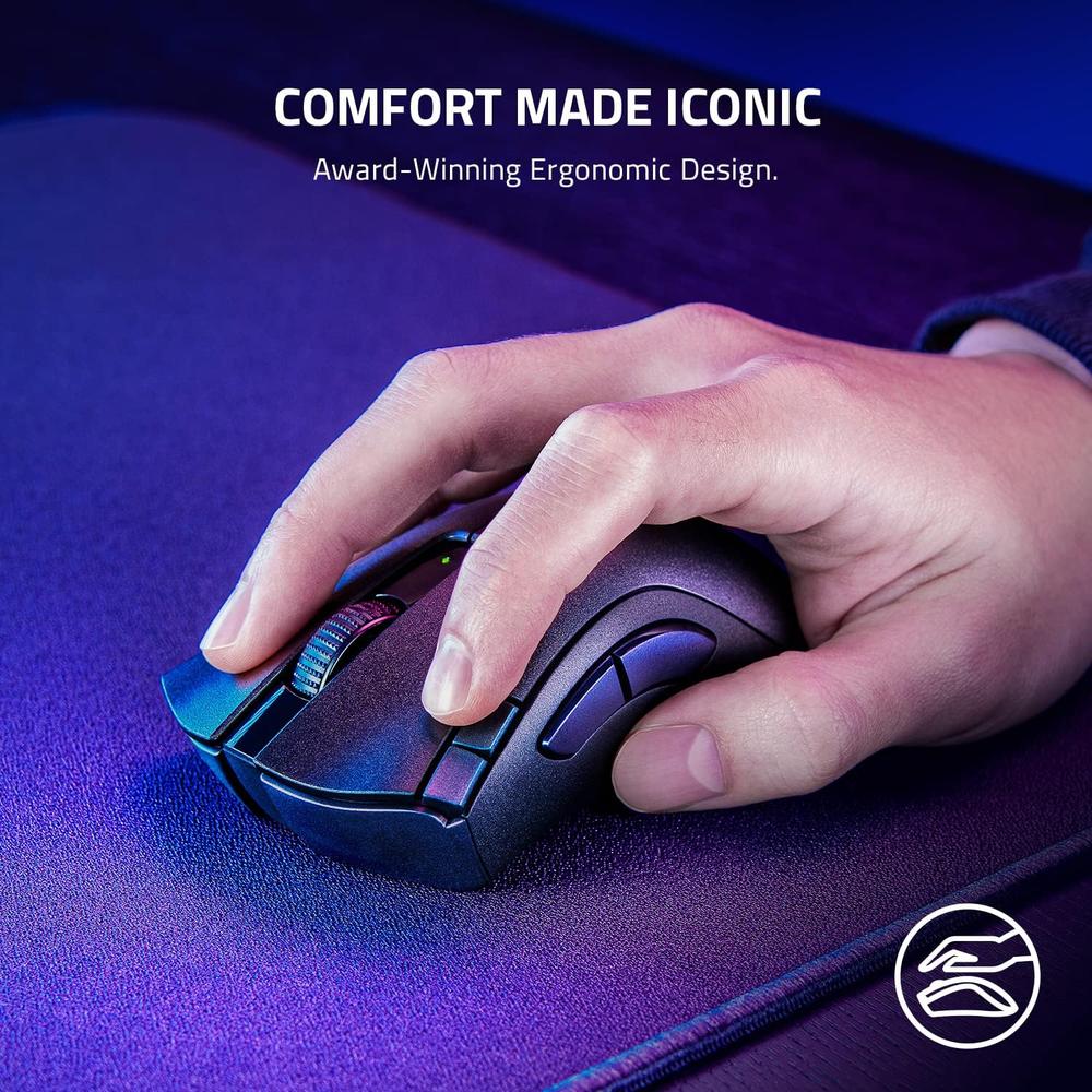 MOUSE INALÁMBRICO DEATHADDER V2 X HYPERSPEED RAZER | CLASSIC BLACK - 2