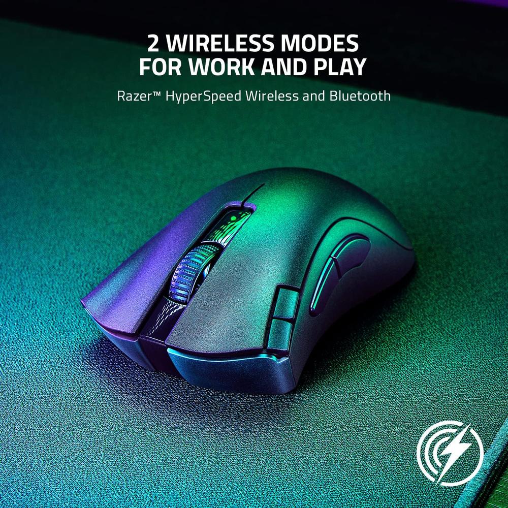 MOUSE INALÁMBRICO DEATHADDER V2 X HYPERSPEED RAZER | CLASSIC BLACK - 3