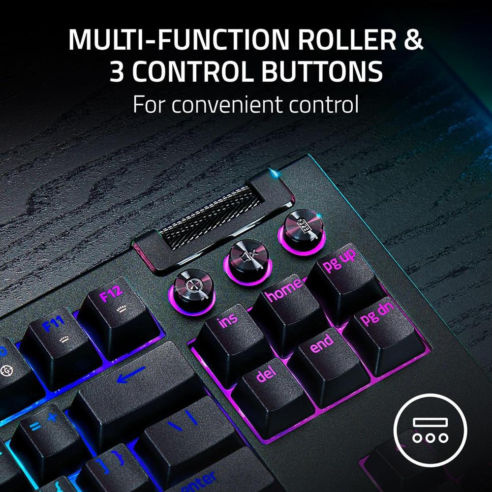 TECLADO INALÁMBRICO BLACKWIDOW V4 TKL HYPERSPEED RAZER | NEGRO - 5