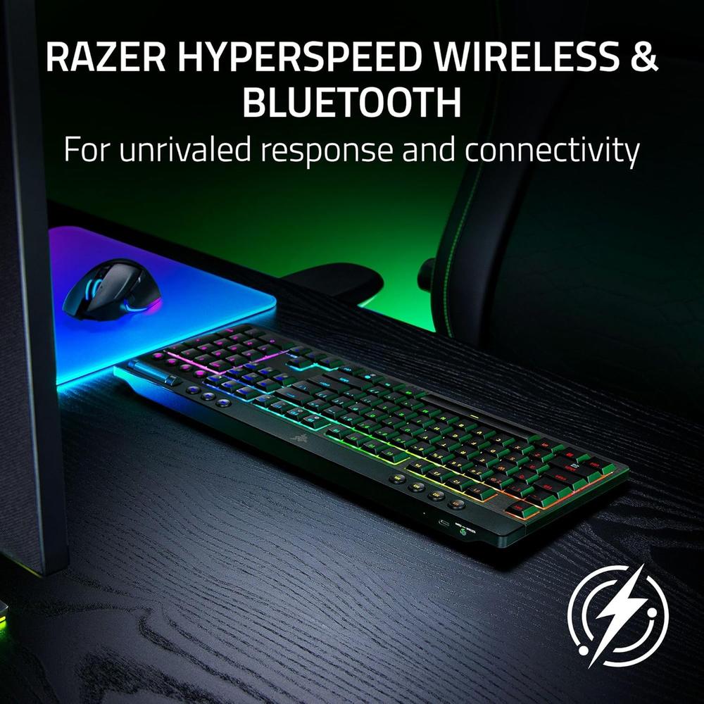 TECLADO INALÁMBRICO BLACKWIDOW V4 CLICKY RAZER | NEGRO - 3