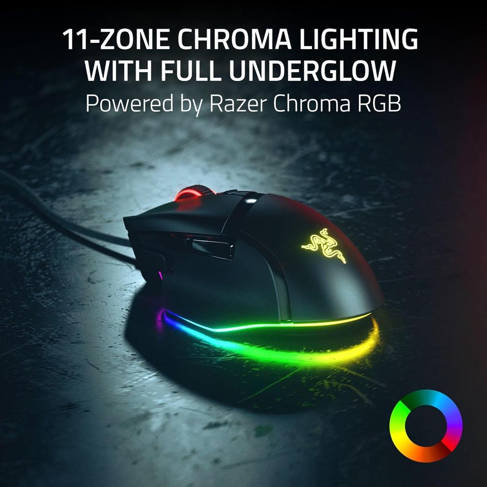 MOUSE ALÁMBRICO BASILISK V3 35K RAZER | NEGRO - 5
