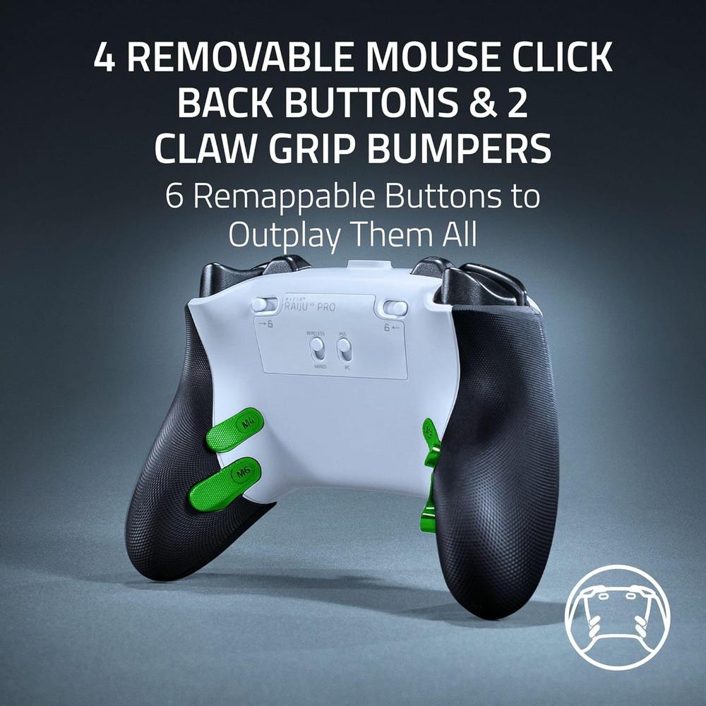 MANDO INALÁMBRICO RAIJU V3 PRO RAZER | BLANCO - 5