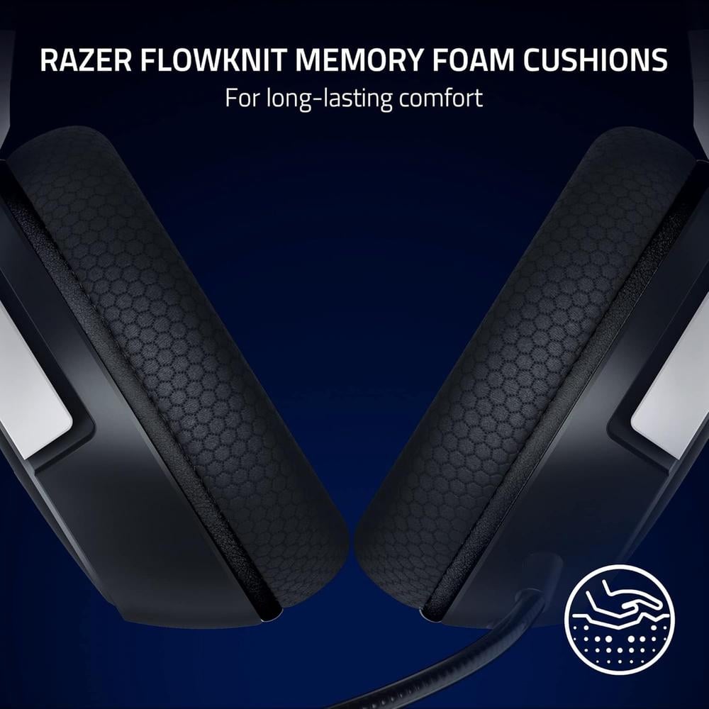 AUDÍFONOS INALÁMBRICOS KAIRA HYPERSPEED PLAYSTATION RAZER | BLANCO / NEGRO - 5