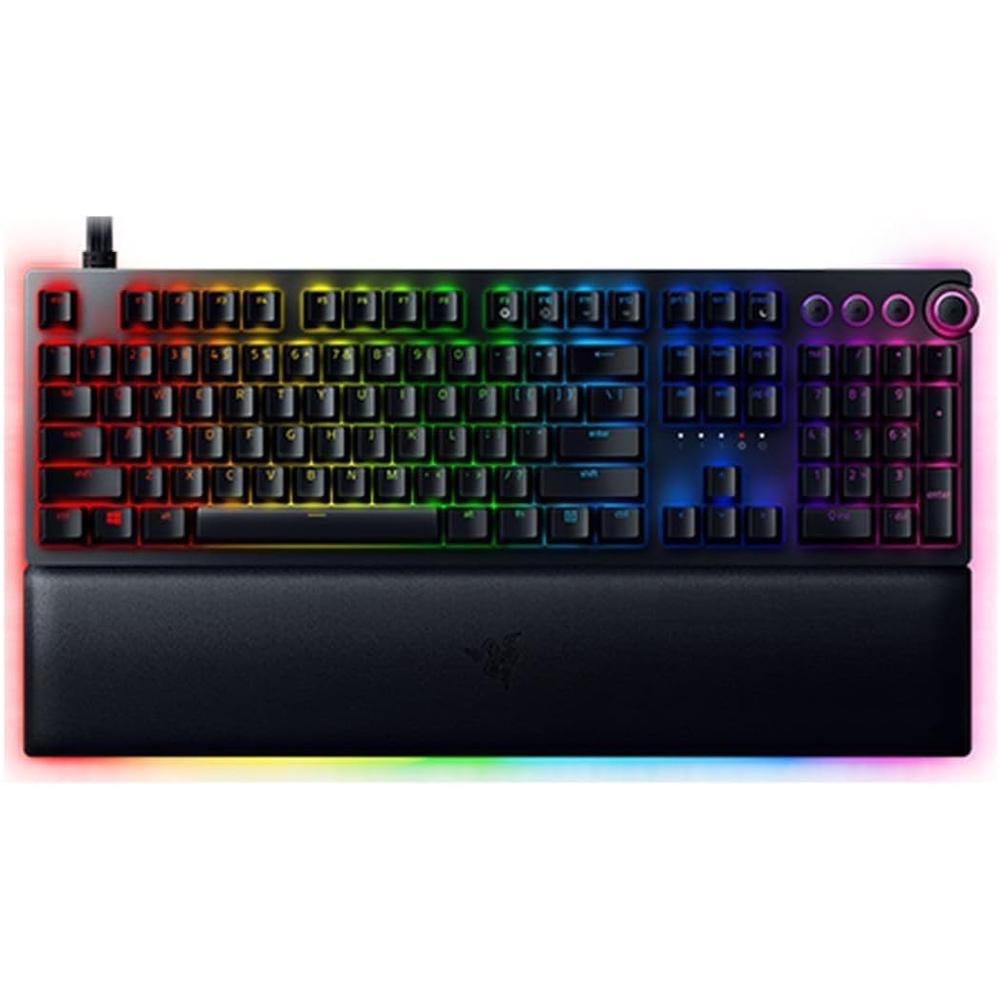TECLADO ALÁMBRICO HUNTSMAN V2 ANALÓGICOS RAZER | CLASSIC BLACK - 1