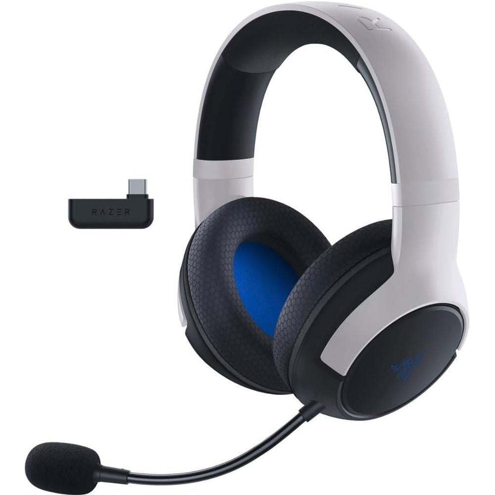 AUDÍFONOS INALÁMBRICOS KAIRA PLAYSTATION RAZER | BLANCO / NEGRO - 1