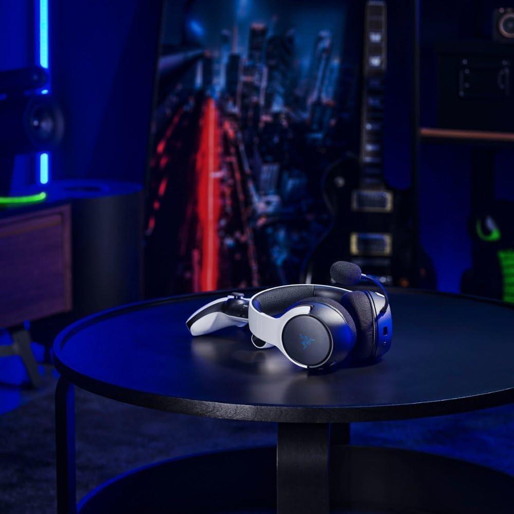 AUDÍFONOS INALÁMBRICOS KAIRA PLAYSTATION RAZER | BLANCO / NEGRO - 5