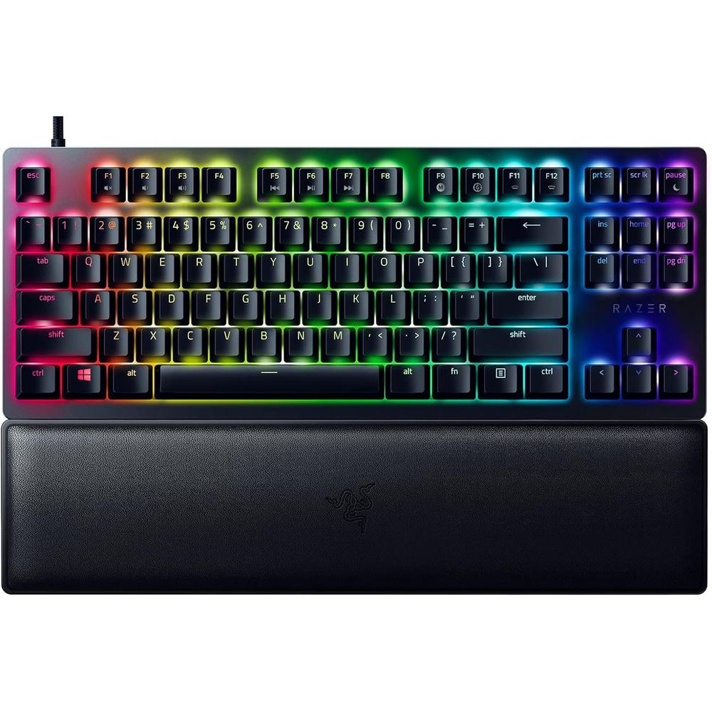 TECLADO ALÁMBRICO HUNTSMAN V2 TKL CLICKY RAZER | CLASSIC BLACK - 1