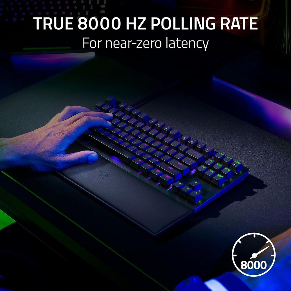 TECLADO ALÁMBRICO HUNTSMAN V2 TKL CLICKY RAZER | CLASSIC BLACK - 3