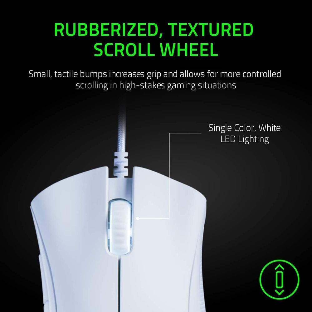 MOUSE ALÁMBRICO DEATHADDER ESSENTIAL RAZER | MERCURY BLANCO - 4