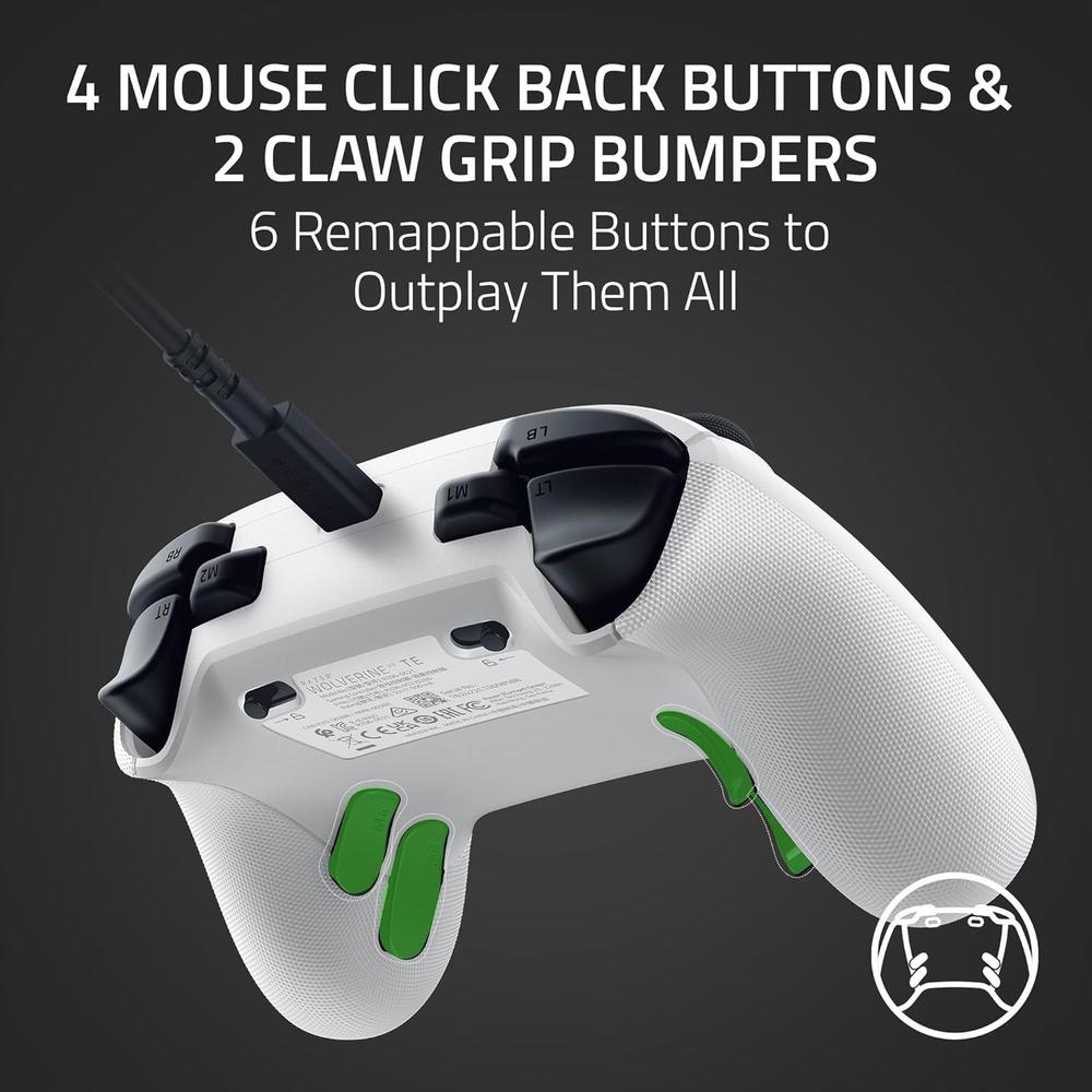 MANDO ALÁMBRICO WOLVERINE V3 TOURNAMENT RAZER - 2
