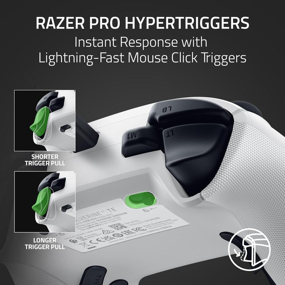 MANDO ALÁMBRICO WOLVERINE V3 TOURNAMENT RAZER - 3