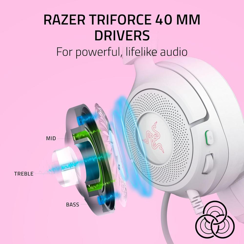 AUDÍFONOS ALÁMBRICOS KRAKEN KITTY V3 X RAZER - 4