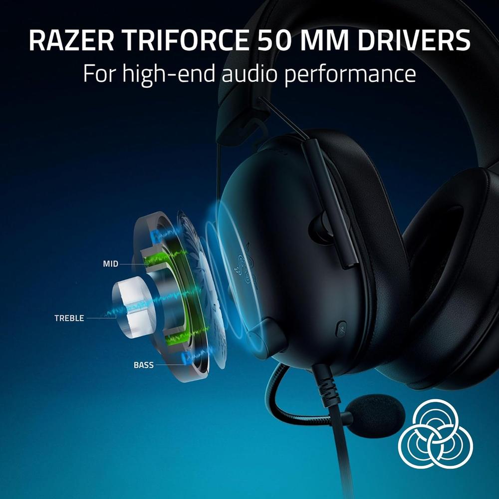 AUDÍFONOS ALÁMBRICOS BLACKSHARK V2 X PLAYSTATION RAZER - 2