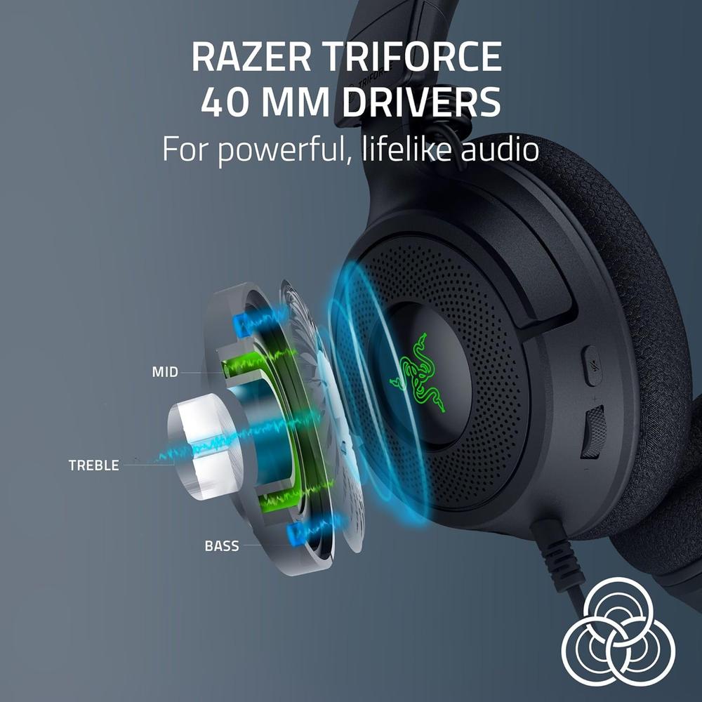 AUDÍFONOS ALÁMBRICOS KRAKEN V4 X RAZER - 2