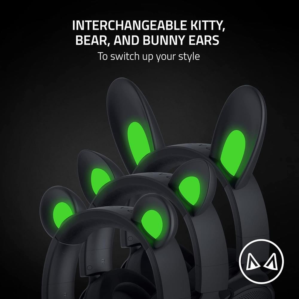 AUDÍFONOS ALÁMBRICOS KRAKEN KITTY V2 PRO RGB RAZER - 2