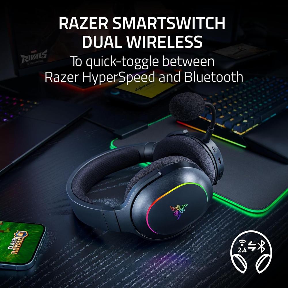 AUDÍFONOS INALÁMBRICOS BARRACUDA X CHROMA RAZER - 2