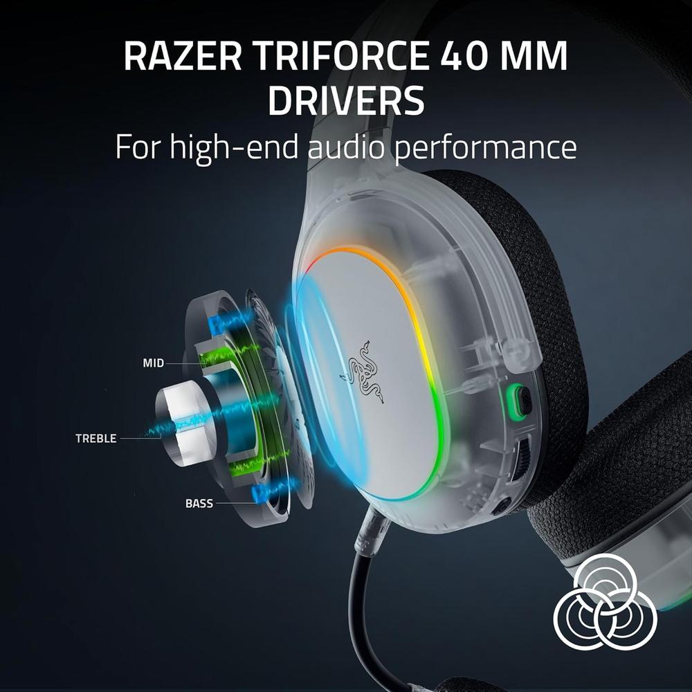 AUDÍFONOS INALÁMBRICOS BARRACUDA X CHROMA RAZER - 5