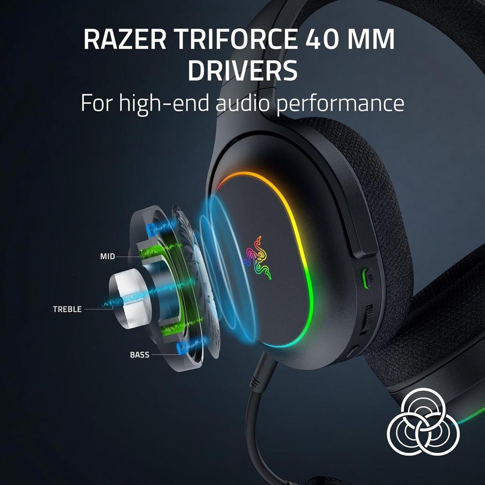 AUDÍFONOS INALÁMBRICOS BARRACUDA X CHROMA RAZER - 5