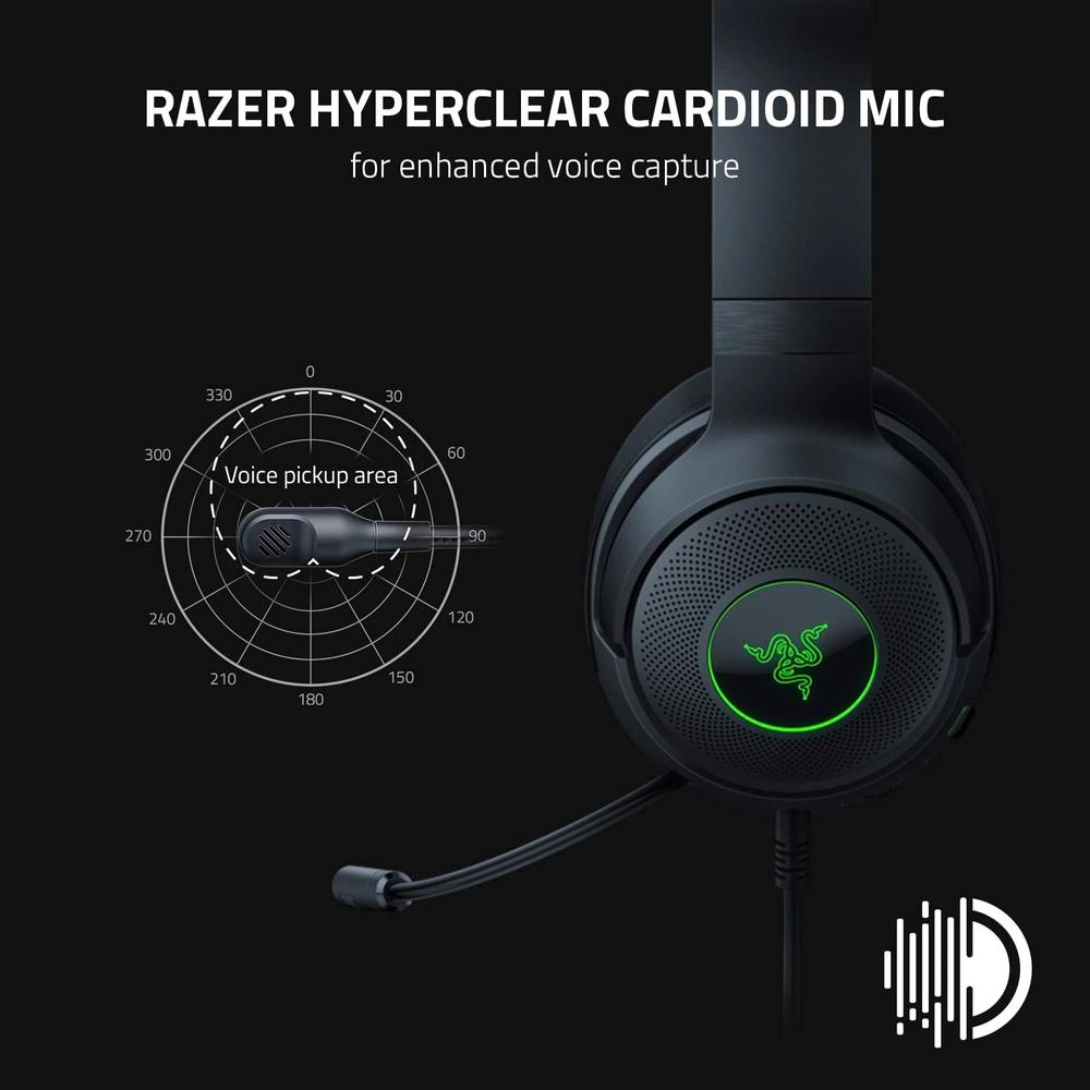 AUDÍFONOS ALÁMBRICOS KRAKEN V3 X RAZER - 4