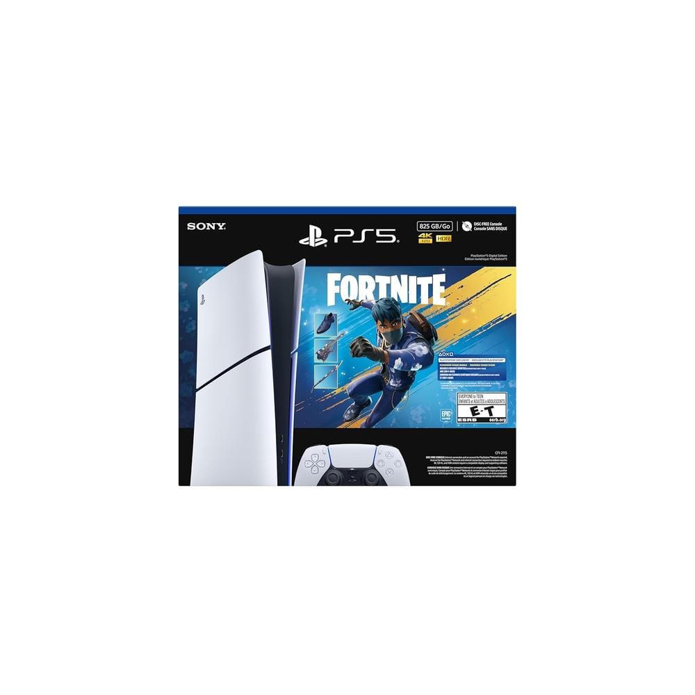CONSOLA PLAYSTATION 5 DIGITAL FORTNITE FLOWERING CHAOS 825GB SONY | BLANCO - 3