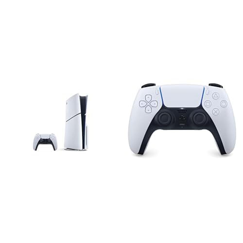 CONSOLA PLAYSTATION 5 1TB CON DISCO + CONTROL INALÁMBRICO DUALSENSE SONY | BLANCO - 1
