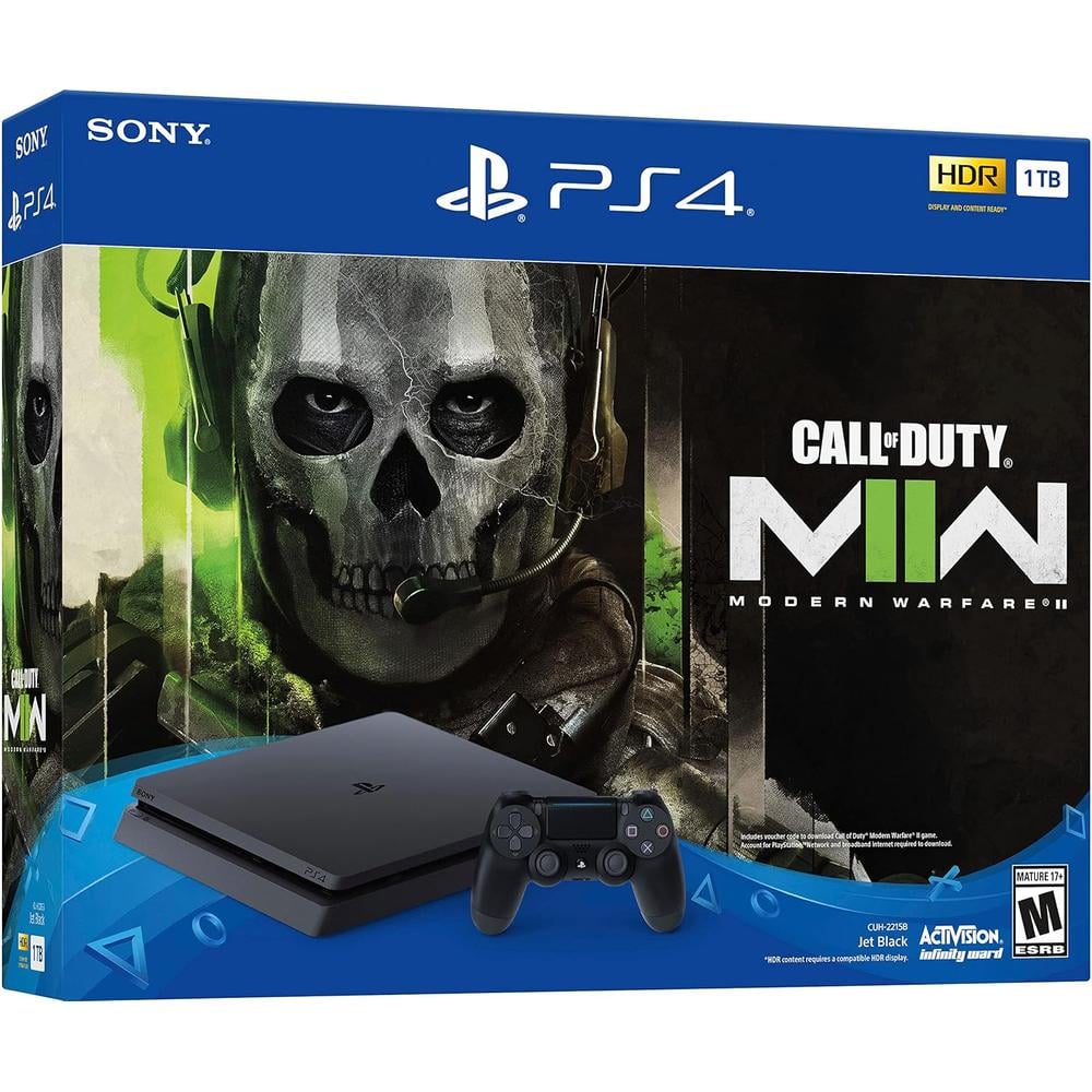 CONSOLA PLAYSTATION 4 + CALL OF DUTY MODERN WARFARE II CON DISCO SONY | NEGRO - 2