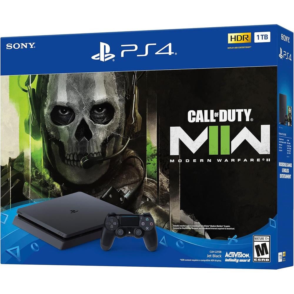 CONSOLA PLAYSTATION 4 + CALL OF DUTY MODERN WARFARE II CON DISCO SONY | NEGRO - 3