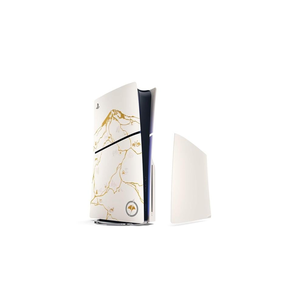 CONSOLA PLAYSTATION 5 SLIM GHOST OF YOTEI GOLD 1TB CON DISCO SONY | BLANCO / DORADO - 2