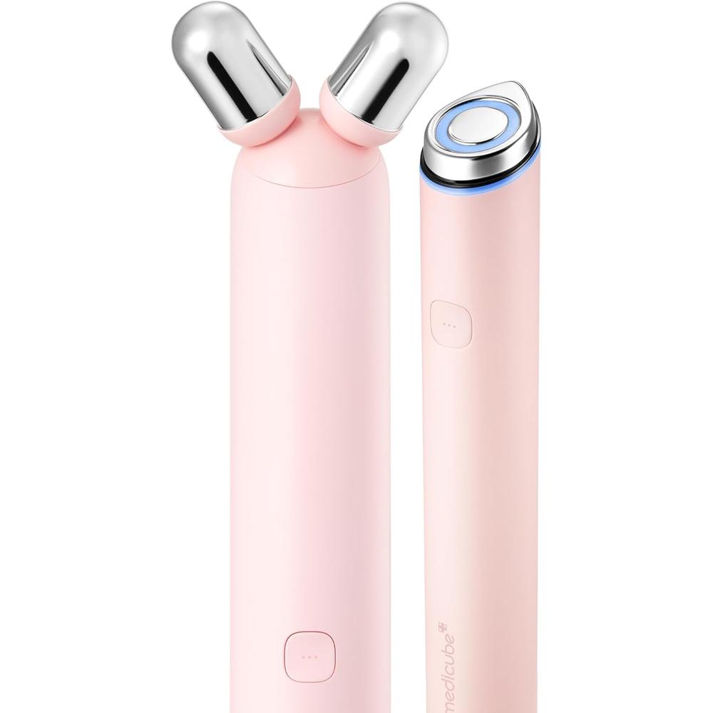 SET 2 EN 1 MINI BOOSTER PRO PLUS ROLLER MEDICUBE PINK - 1