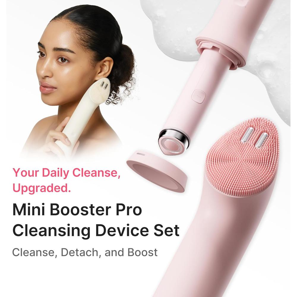 SET 2 EN 1 MINI BOOSTER PRO PLUS CLEANSING MEDICUBE WHITE - 2