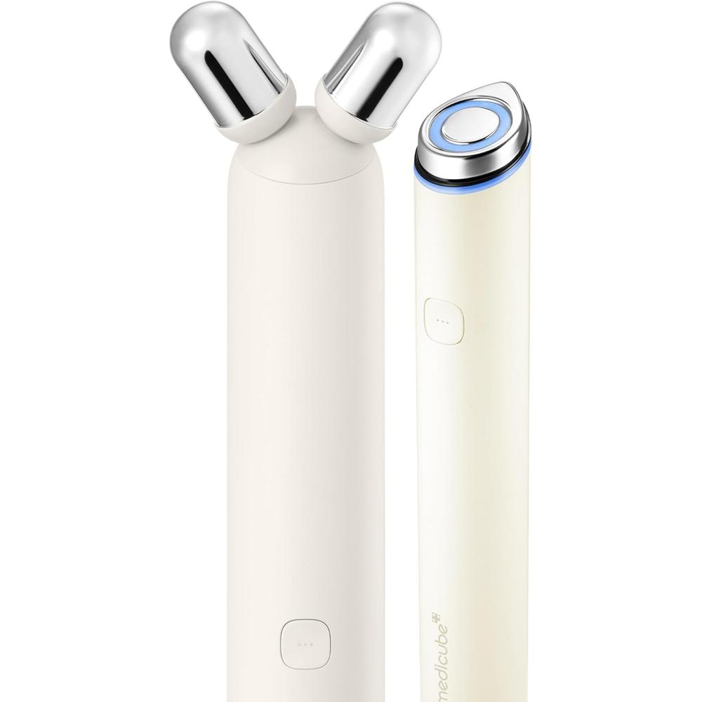SET 2 EN 1 MINI BOOSTER PRO PLUS ROLLER MEDICUBE WHITE - 1