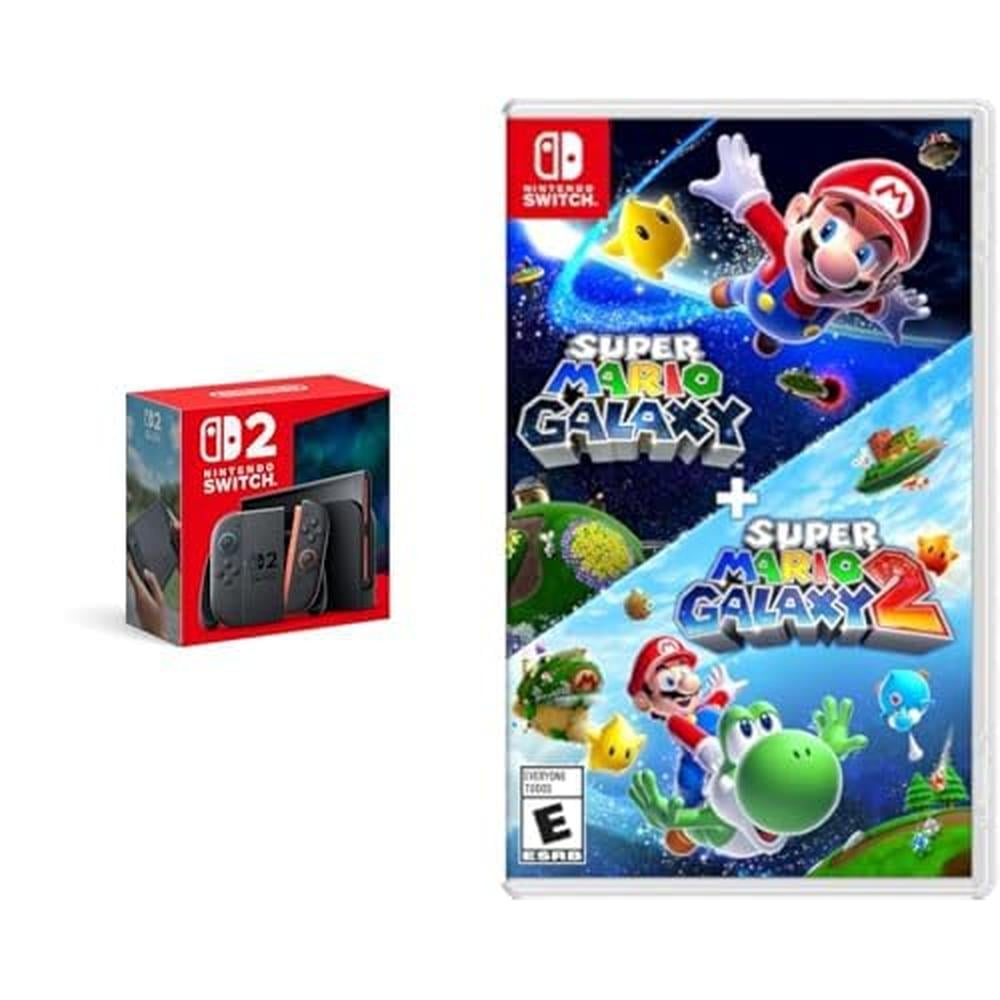 CONSOLA NINTENDO SWITCH 2 + SUPER MARIO GALAXY + SUPER MARIO GALAXY 2 - 1