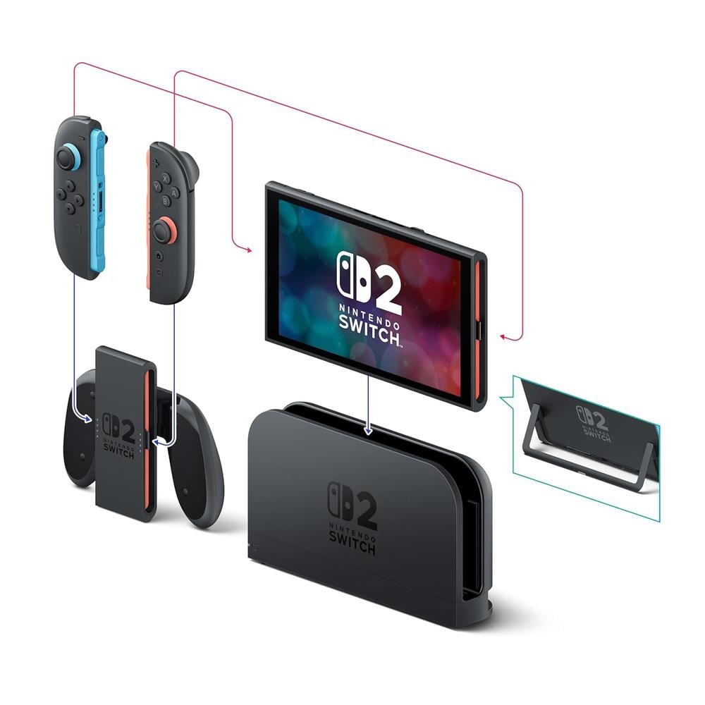 CONSOLA NINTENDO SWITCH 2 + 1 JUEGO ELECCIÓN - 4