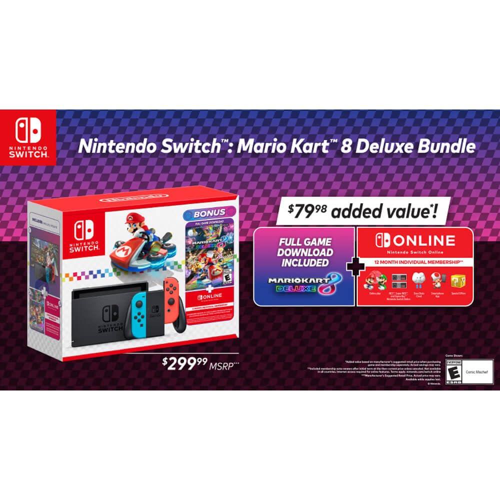 CONSOLA NINTENDO SWITCH + MARIO KART 8 DELUXE - 6