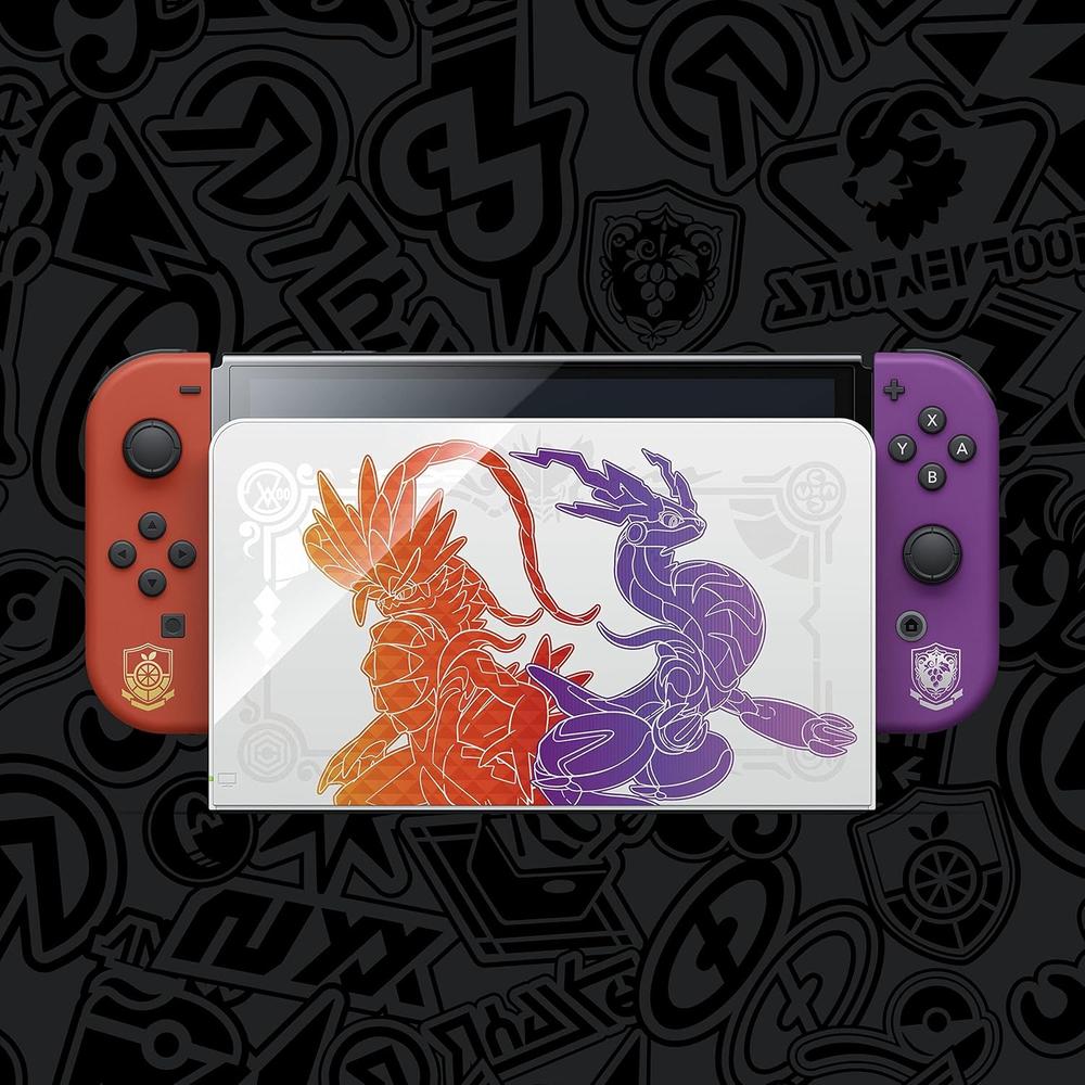 CONSOLA NINTENDO SWITCH OLED EDICIÓN POKÉMON SCARLET Y VIOLET - 4
