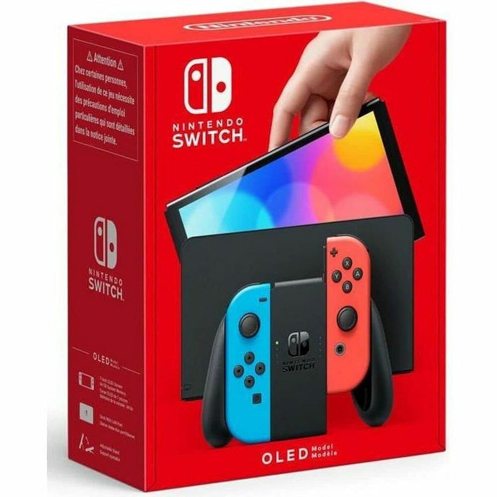 CONSOLA NINTENDO SWITCH OLED | NEON BLUE AND RED - 1