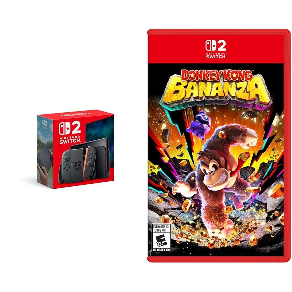 CONSOLA NINTENDO SWITCH 2 + DONKEY KONG BANANZA - 1