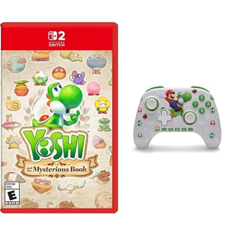 VIDEOJUEGO NINTENDO YOSHI Y EL MISTERIOSO LIBRO + MANDO SWITCH 2 - 1