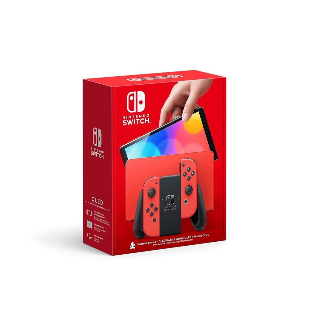 (REACONDICIONADA) CONSOLA NINTENDO SWITCH OLED | MARIO RED EDITION - 1