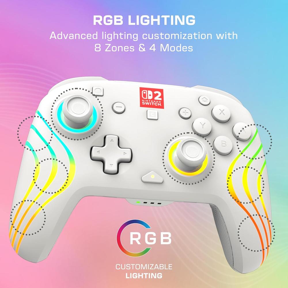 MANDO TURTLE BEACH AFTERGLOW WAVE RGB SWITCH / SWITCH 2 | WHITE - 4